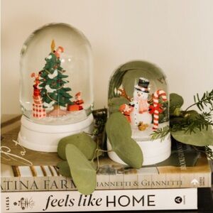 ❤️ Jillian Harris Christmas snowman snow globe